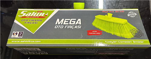 ŞAHİN KUTULU MEGA YEŞİL OTO FIRÇASI 20 CM 12 ADET